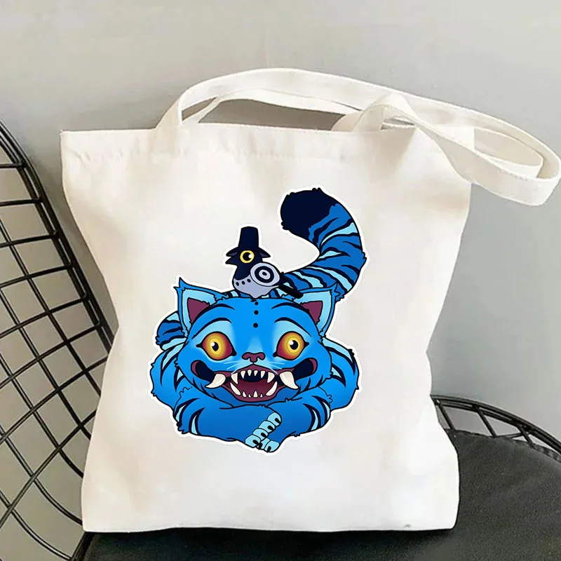 Anime KPop Hunters Rumi Mira Zoe Saja Jongens Cosplay Draagtas Cartoon Tijger Gedrukt Grote Capaciteit Student Canvas Tassen Handtassen