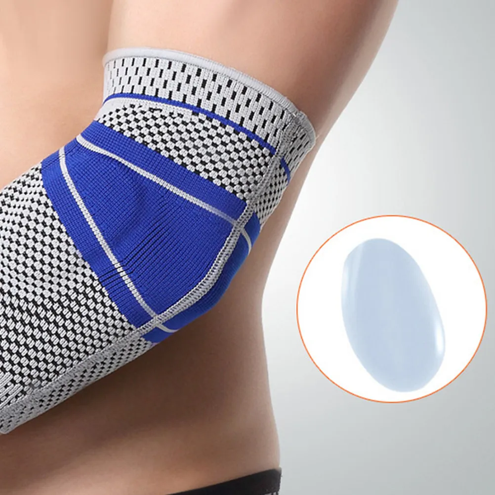 

Компрессионный рукав для локтя (унисекс), серый, размер L: высокая воздухопроницаемость, гибкая поддержка, облегчение боли, помощь при восстановлении, для баскетбола