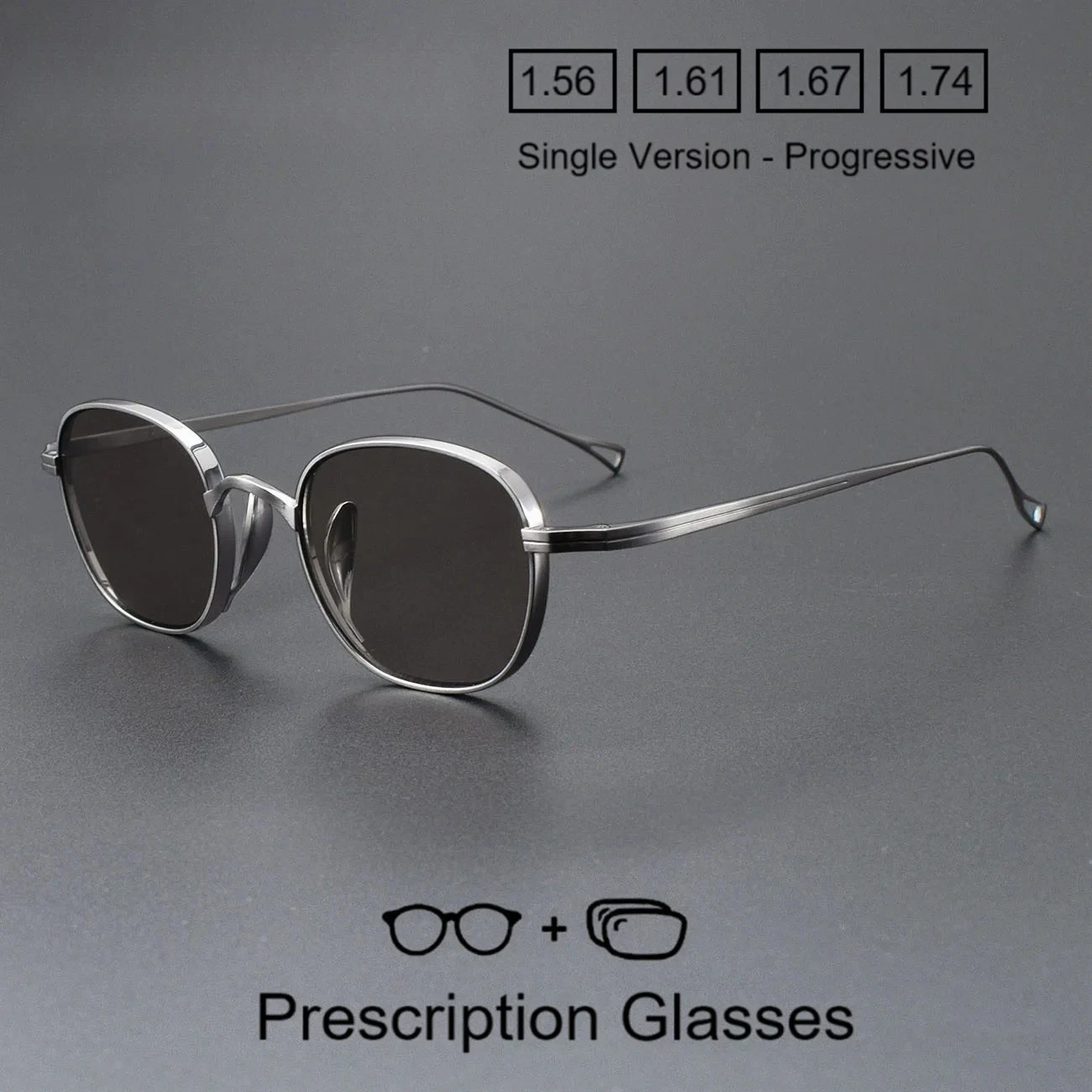 نظارات OLLYMURS المستقطبة للرؤية الليلية للقيادة نظارات طبية بصرية مخصصة لقصر النظر مد البصر نظارات شمسية تقدمية