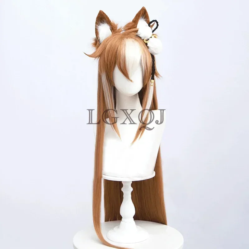 ملكة جمال هينا جينشين شعر مستعار تأثيري جينشين تأثير تأثيري جورو المرأة تأثيري ملكة جمال هينا الباروكات الدعائم الحرارة بيروكات صناعية + غطاء شعر مستعار