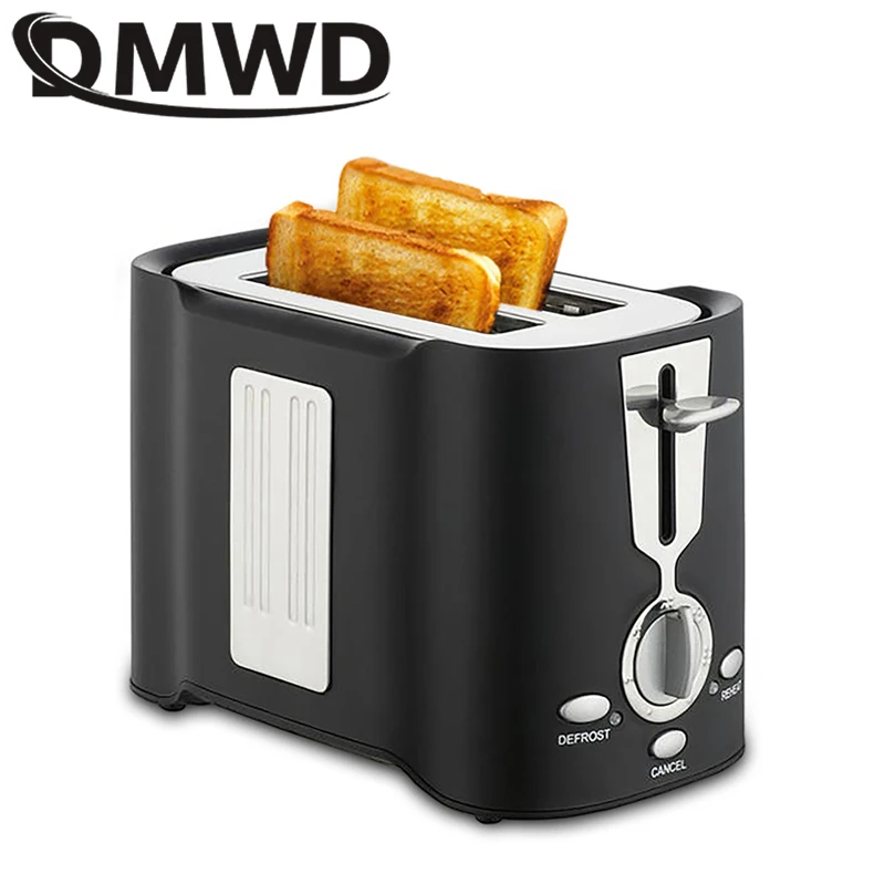 

110V/220V Electric Toaster Sandwich Maker Grill 2 Slices Slot Cooking Bread Toast Oven Household Breakfast Baking Machine Heater