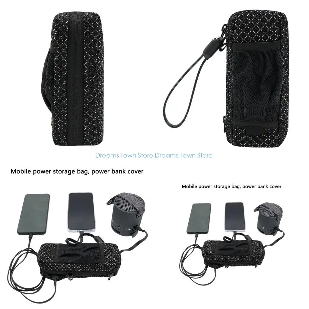 

HX6A Scratch Resistant Case for 165W Splashproof Storage Bag with Wrist Lanyard Protable Shockproof Soft