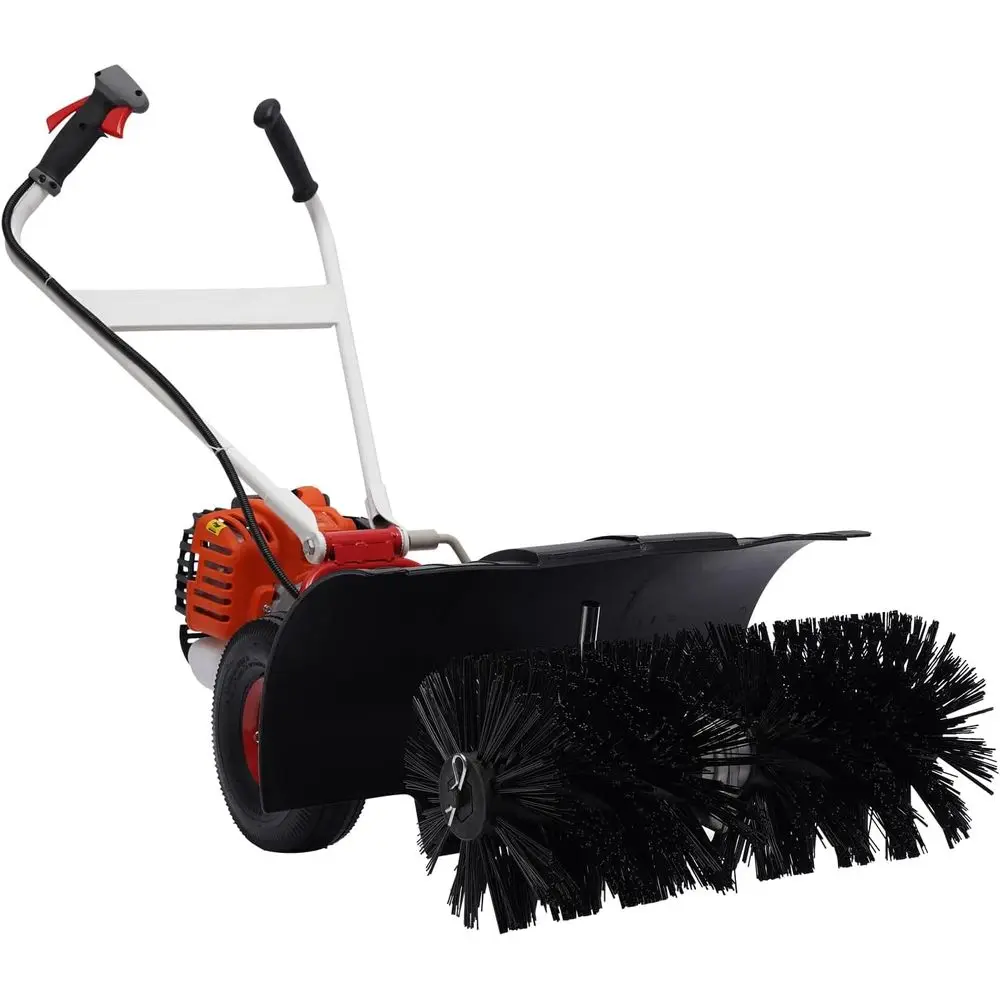 

Бензиновая подметальная машина 52 куб. см, 2,5 л.с., для уборки газонов, подъездных дорог и искусственного газона, 10500 об/мин