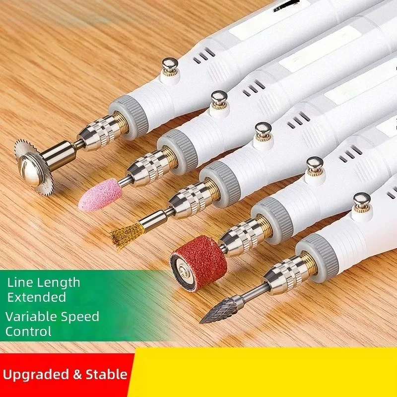 for Mini Speed Regulating Electric Grinder Small Handheld Polishing Tool for Wood Carving Jade Carving Small Electric Drill