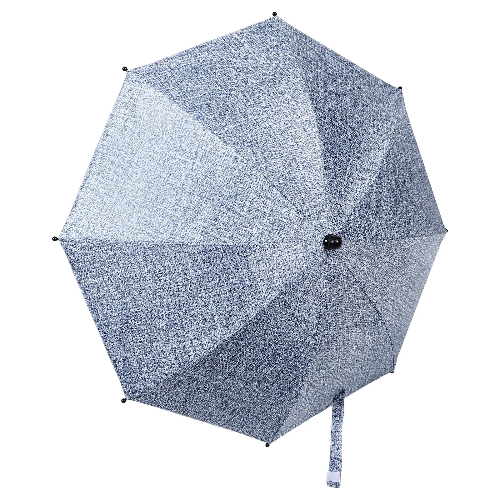 Universal Stroller Umbrella for Baby Uv Protection Sunshade Parasol with Adjustable Clamp Lightweight Compact Design for Summer