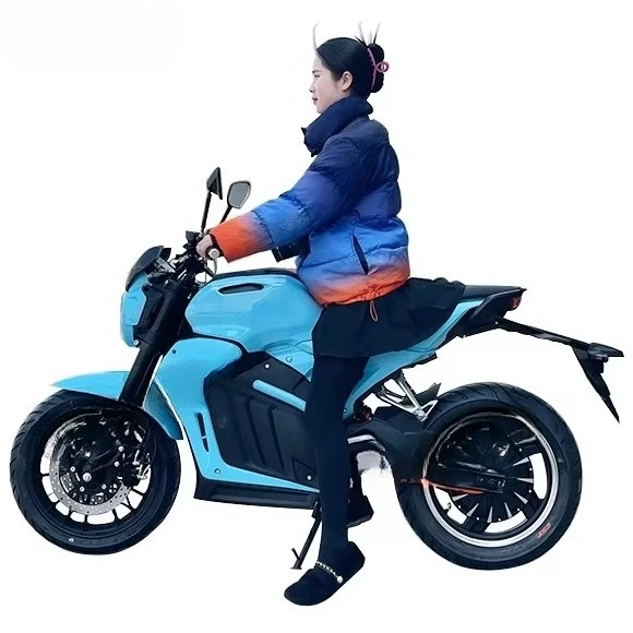 Engtian 3000W Electric Racing Motorcycles 100-110kmph High Speed Power Motor with Lithium Battery Electric Motorcycle
