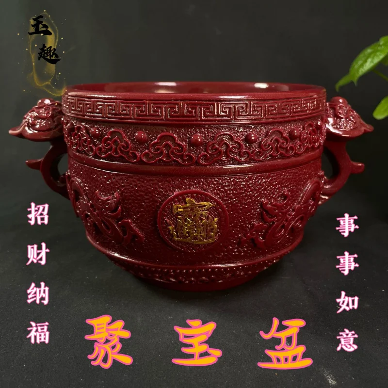 

Cinnabar Decoration Cornucopia Purple Gold Sand Home Ornament Living Room Fortune Crafts Factory Wholesale
