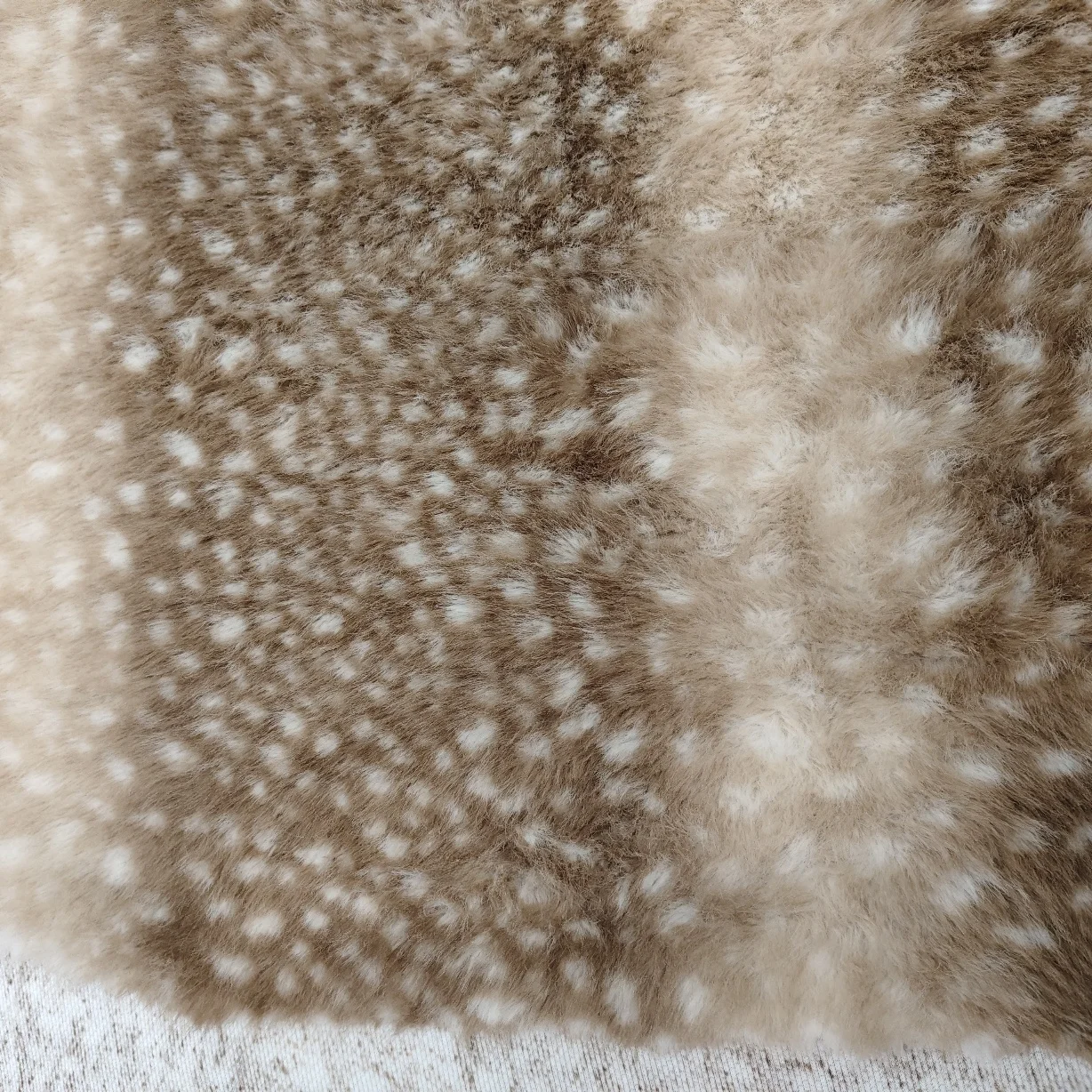 

Spot Deer Pattern ort Plu Artificial Fur Fabric Performance Costume Simulation Leather Clothing Baund Decorative DIY