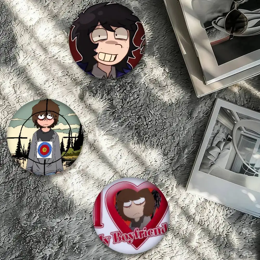 One Wheat Mark Will Mike Creator Blechpin Button Custom Anime Role Old-school Brosche Cartoon Kragenabzeichen Schmuck Geschenk Fans