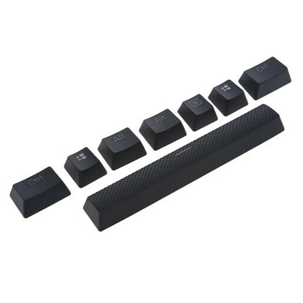 Teclas PBT para Corsair K65, K70, K95, Logitech G710 +, Teclado mecánico para juegos, Cherry MX para teclas retroiluminadas (negro)