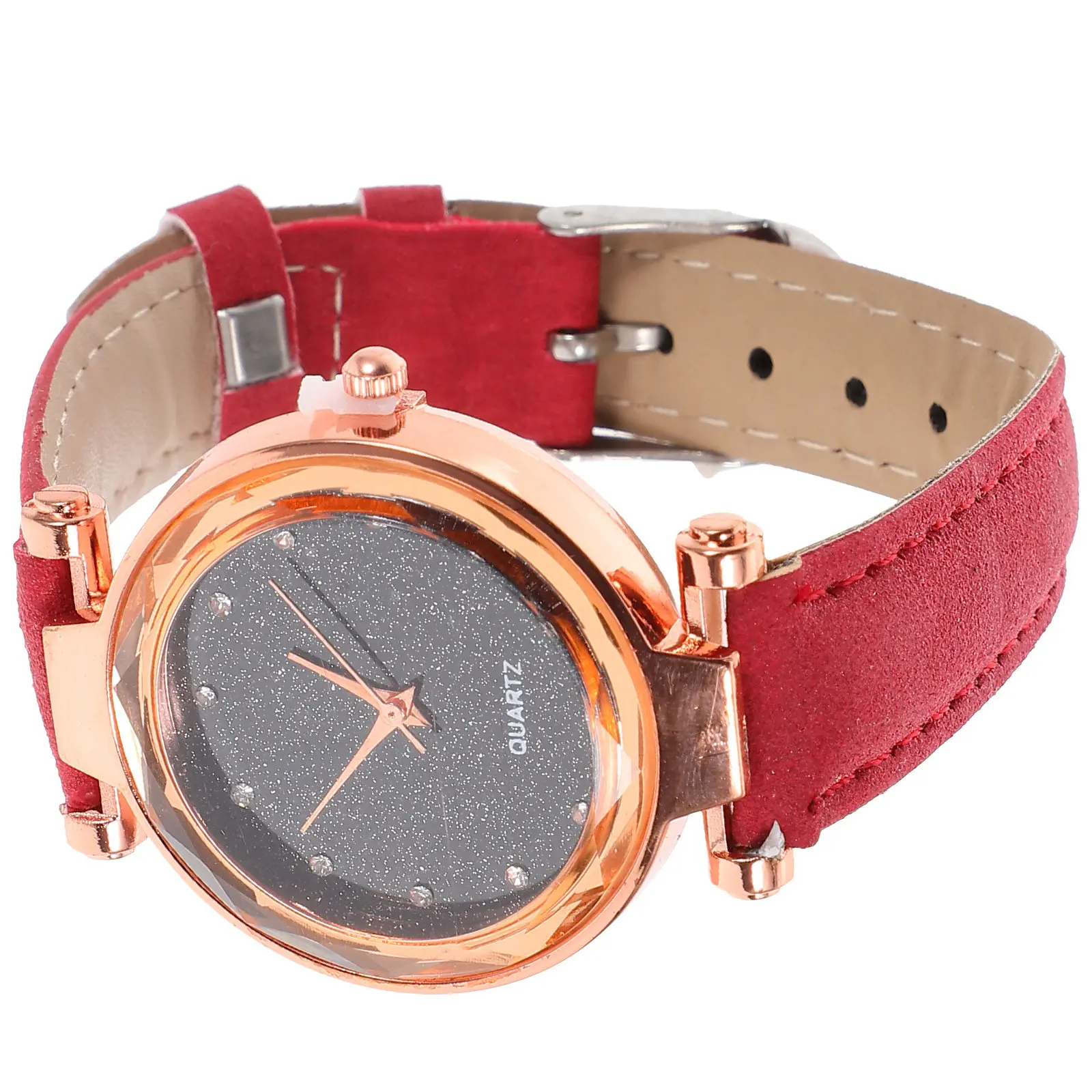 Women Luminous Retro Quartz Watch Starry Sky Rhinestone Strap Comfortable Wristwatch Women Quartz Watch