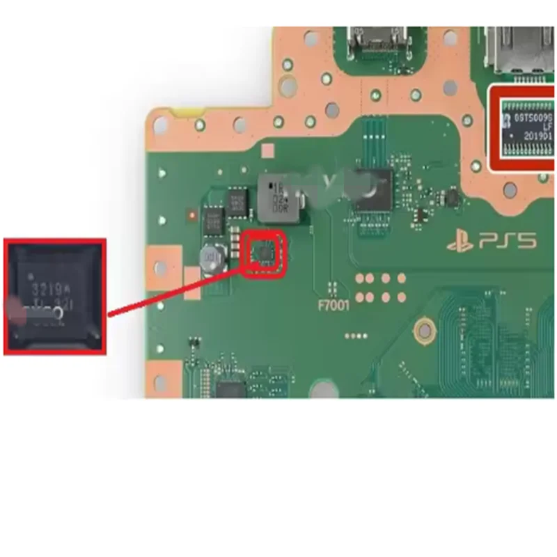 2-100PCS  For PS5 For Playstation 5 3219A Synchronous Buck Controller Regulator IC Chip TPS53219ARGTR