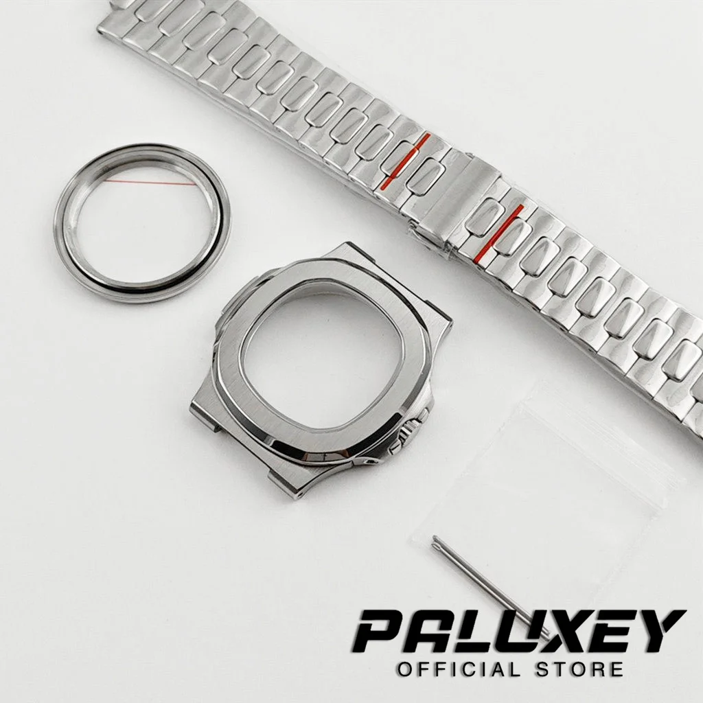 NH35 40mm Stainless Steel Sapphire Crystal PP Watch Case For Aquanaut Nautilus NH34 NH35 NH36 NH38 Movement for 30.5mm Dial