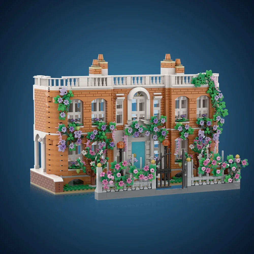 Gobricks moc histórico bridgertoneds arte museu blocos de construção modelo famosa arquitetura castelo tijolos montado brinquedo crianças presente