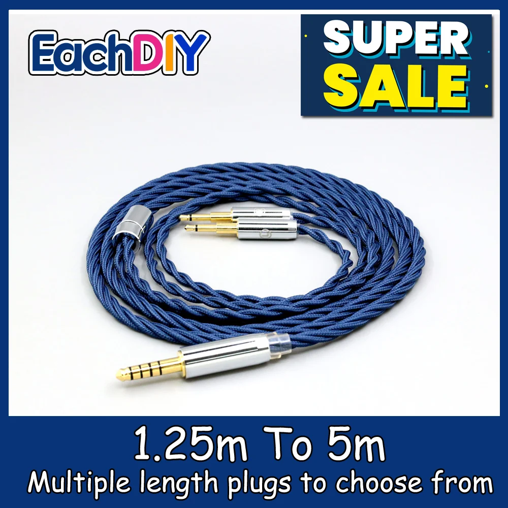 

99% Pure Silver OCC Graphene Full Sleeved Earphone Cable For OLLO Audio S4 MIXING S4R Recording S4X Reference HPS LN008594