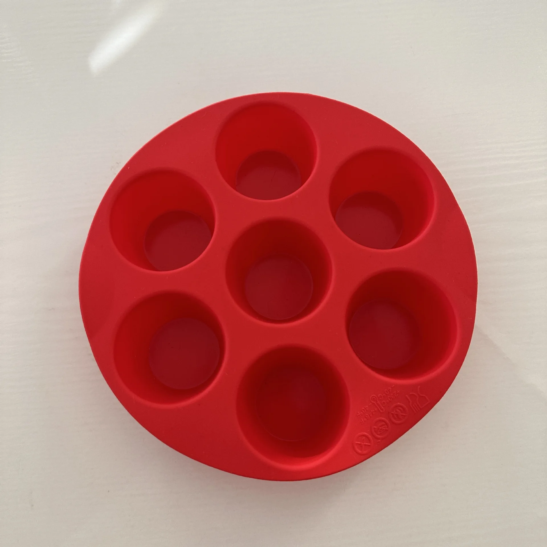 

Silicone seven hole cake mold, home party baking utensils, DIY cylindrical mold, air fryer accessories, high temperature resista