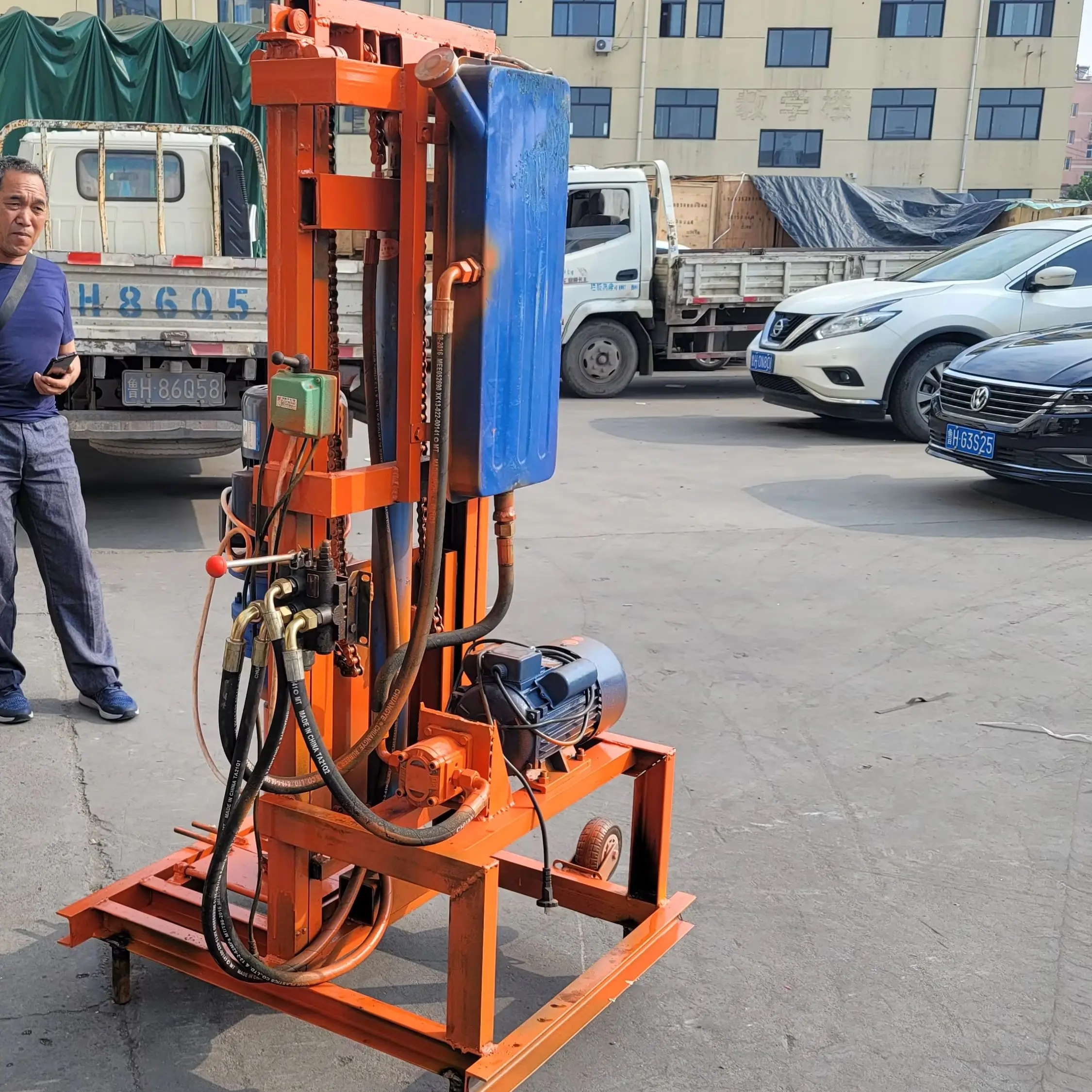 جهاز حفر كهربائي دوار عالي الدقة بعمق 100 متر مخصص - معدات آبار المياه الاحترافية للبيع #1