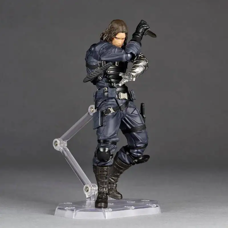 Kaiyodo Revolving Technology Marvel Yamaguchi Style Marvel Winter Soldier Winter Soldier Figure Collection Toys Gifts Xmas Gifts