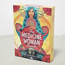 10.4*7.3cm Medicine Woman Oracle Discover The Archetypes of The Divine Feminine 49 Pcs Oracle Cards