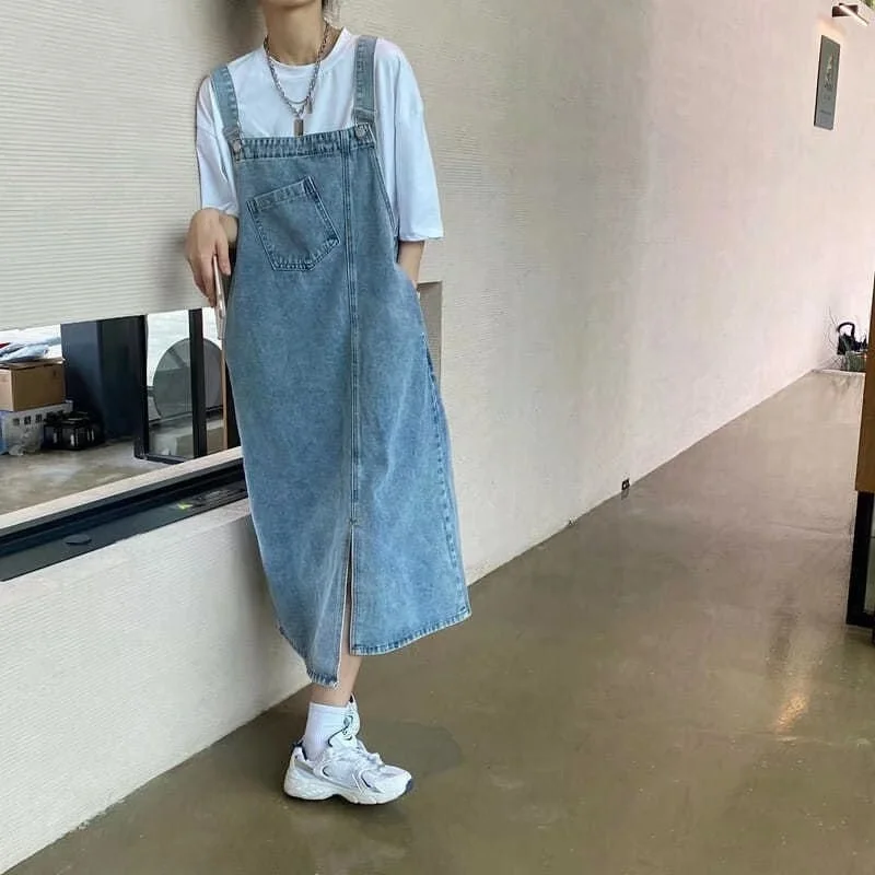 Feynzz Denim Jumpsuits Women Pant Woman Jeans High Waist Denim Pants Wide Leg Denim Clothing Blue Jeans Vintage Quality Fashion