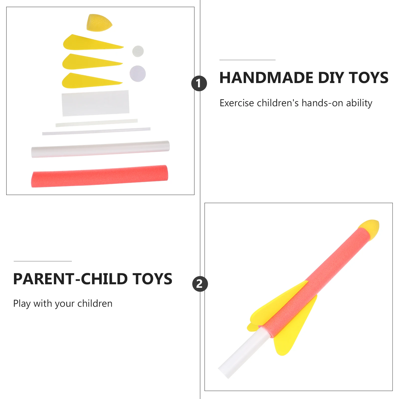 

Children Toys Kids Toy Rockets Launcher Toys DIY Rockets Toy Rockets Toys