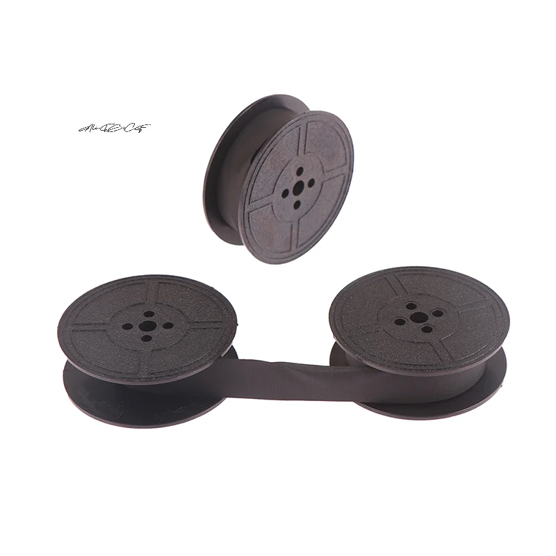 

Черная лента для пишущей машинки, сменный пакет с двойной катушкой, необходимые канцелярские товары, совместимые с подержанными и другими пишущие устройствами