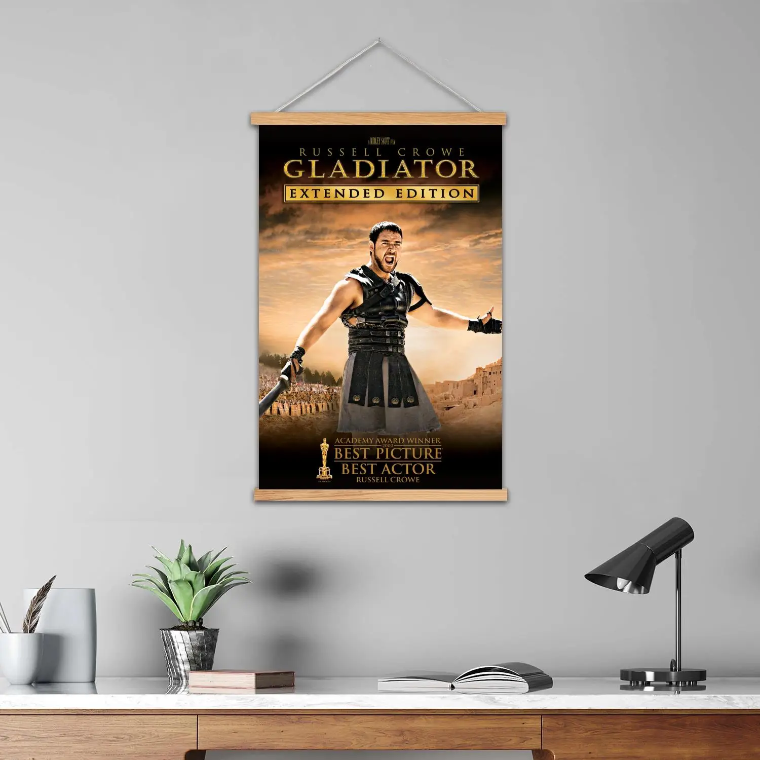 gladiator movie Framed Wall Painting Canvas Art Poster and Wall Art  Modern Family Bedroom Decor Posters,Decorative painting