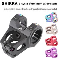 HASSNS XD48 MTB Stem Mountain Bike Stem Table Short Power Road Bicycle Bridge Adjustable Riser Handlebar Power 28.6*31.8*35MM