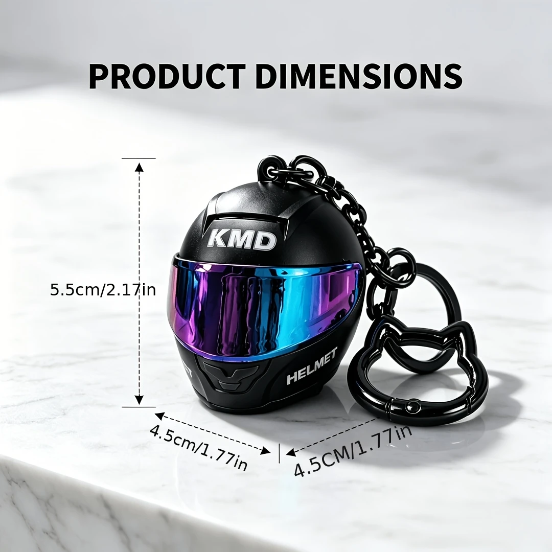 Motorrad-Schlüsselanhänger, Schlüsselring, Taschenanhänger, Autoschlüsselanhänger, Geschenk für Motorradfahrer, Zubehör-Set für Männer und Frauen Biker – Detail 5