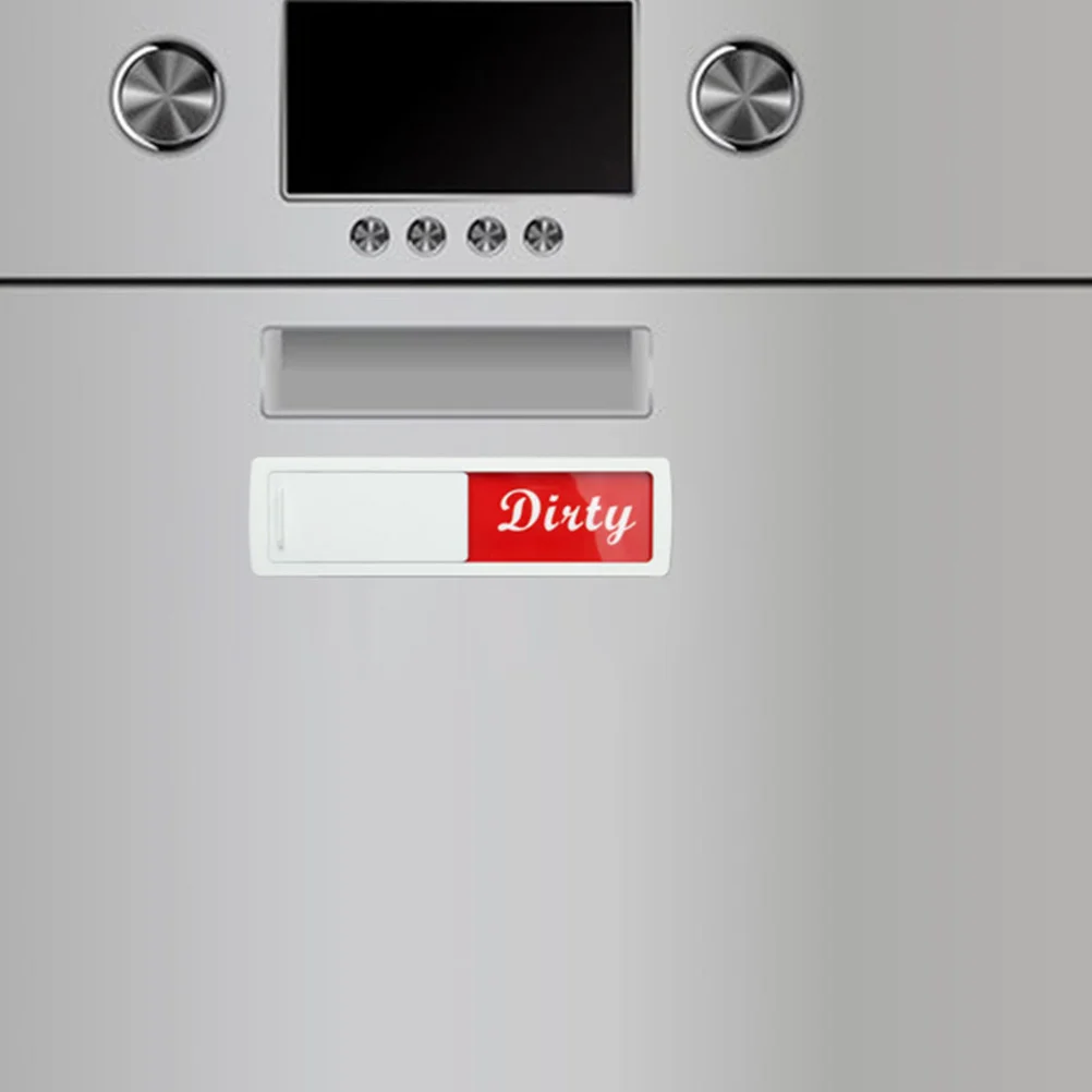 

Dishwasher Magnet Clean Dirty Sign Double-Sided Magnetic Indicator Sliding Tab Home Cleaning Essential Home Cleaning Essentials