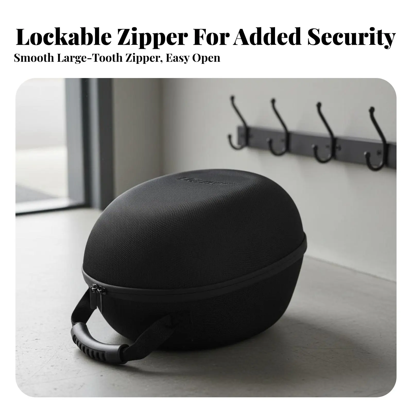 

Foam Helmet Storage Box Shockproof Universal Sports Helmet Case Safeguarding Gear Accessory Sturdy Duty Fastener Water Resistant