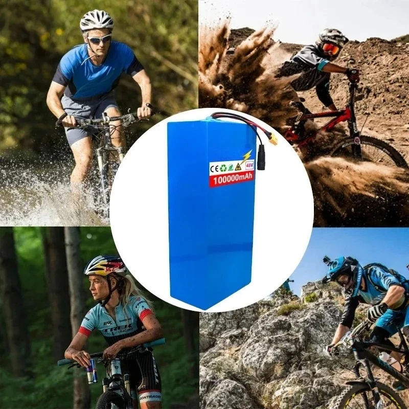 18650 48V Rechargeable Lithium Battery for Electric Assist Bicycle Electric Vehicle Energy Storage 13S6P 100Ah Large Capacity