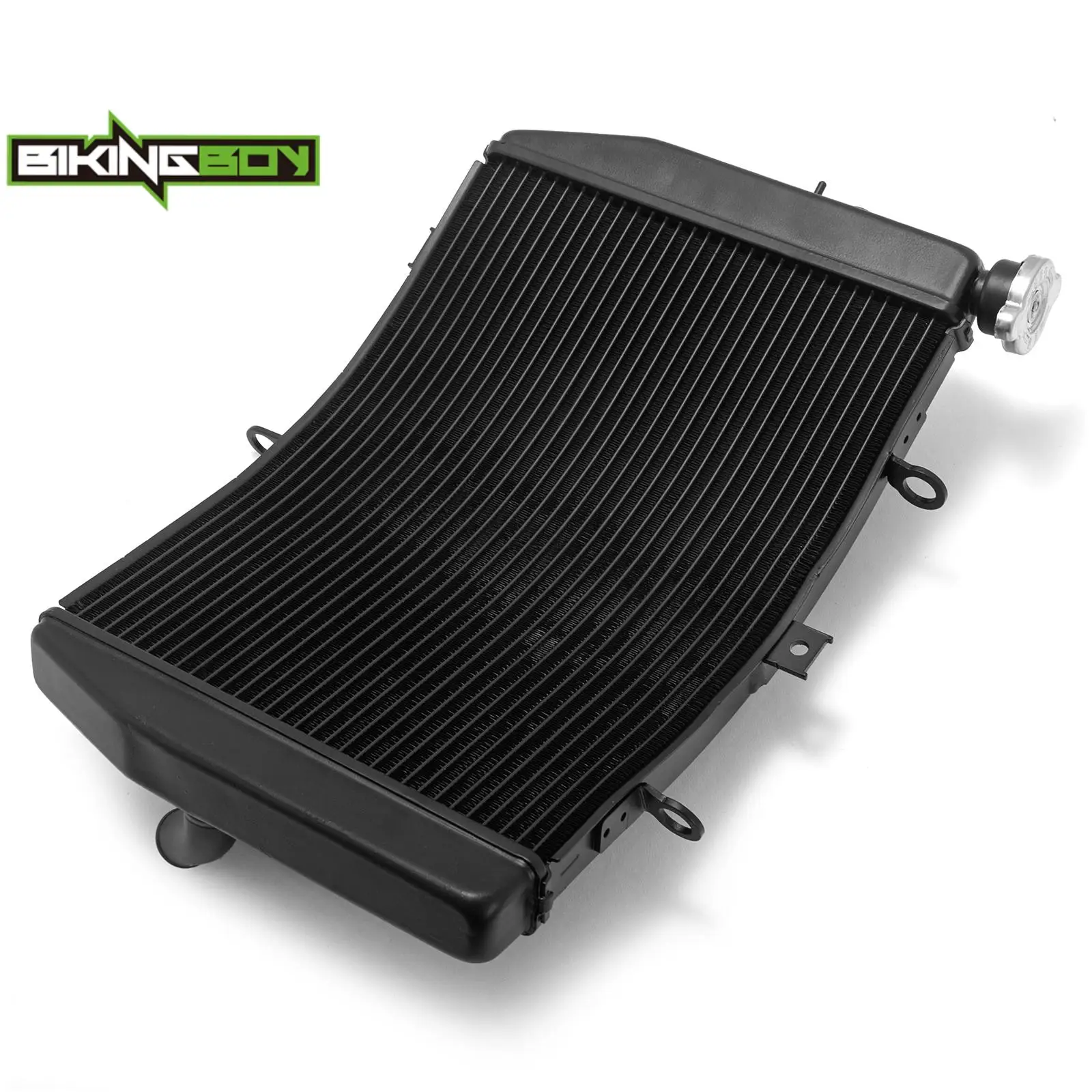 BIKINGBOY Engine Radiator Cooling Water Cooler For Suzuki GSXR 600 GSX-R 750 2004 2005 K4 K5 Aluminium Alloy Core