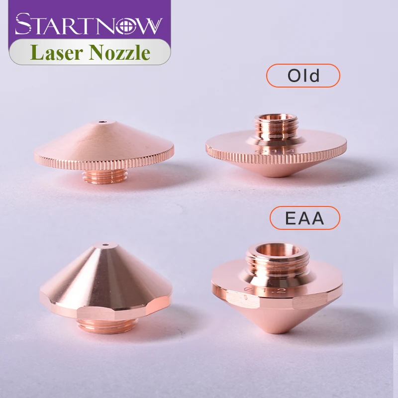 Startnow EAA Laser Nozzle O.D.25mm H15.5mm M12 Single Layers With Steps Inside Copper Nozzles For Fiber Laser Cutting Weld Head
