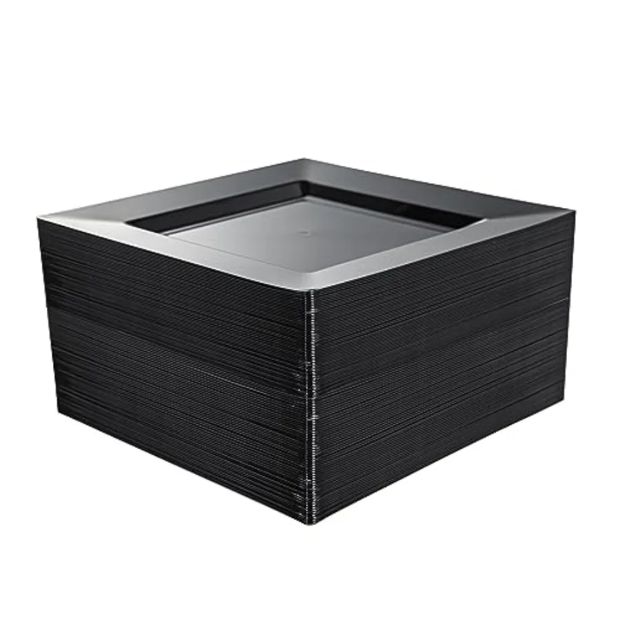 100 Pcs Black Plast…