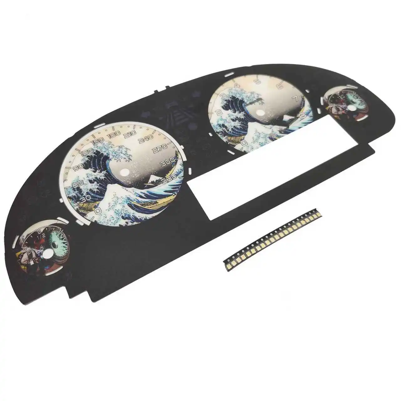 Dashboard Sticker Instrument Panel Trim Sticker For BMW F Chassis 5 Series X3 X5 Big Screen Instrument Dashboard Layer Sticker