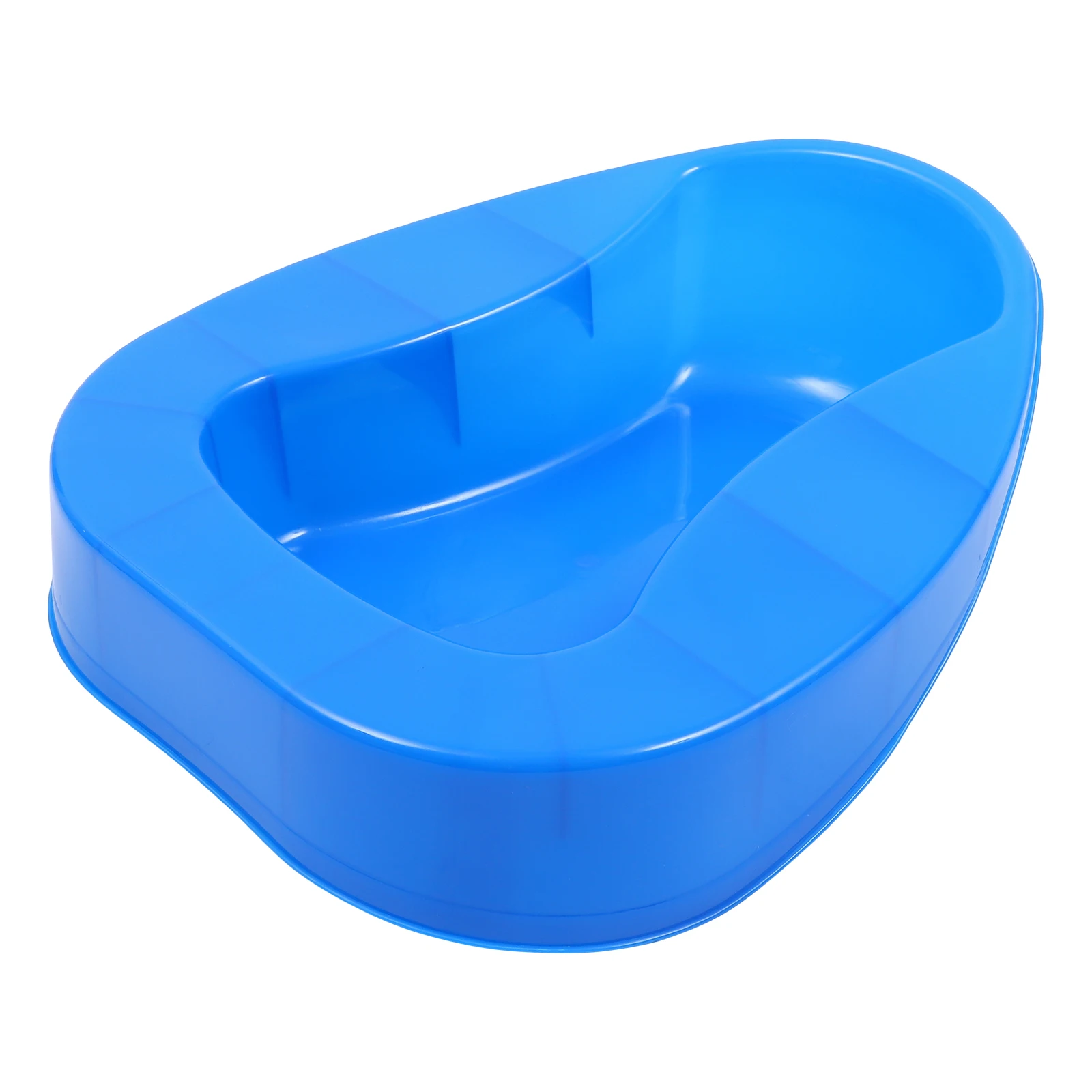 

Portable Toilet Bedpan Safe Squatting Pan Blue Adult Durable Compact Storage No Leakage Out Essential Item Ergonomic