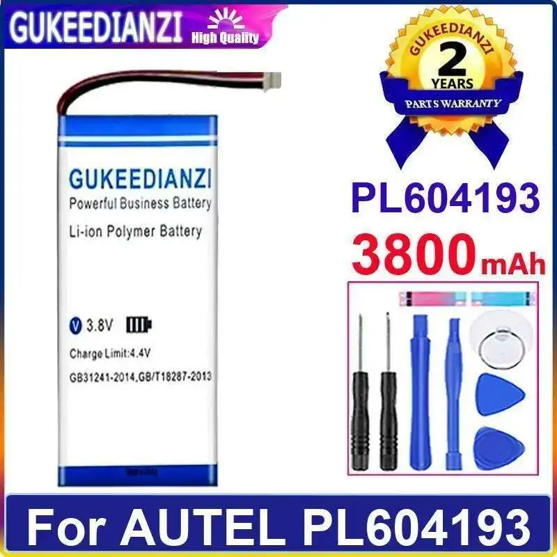 

3800Mah For Autel PL604193 Automotive Diagnostic Equipment Accessories Battery Stable