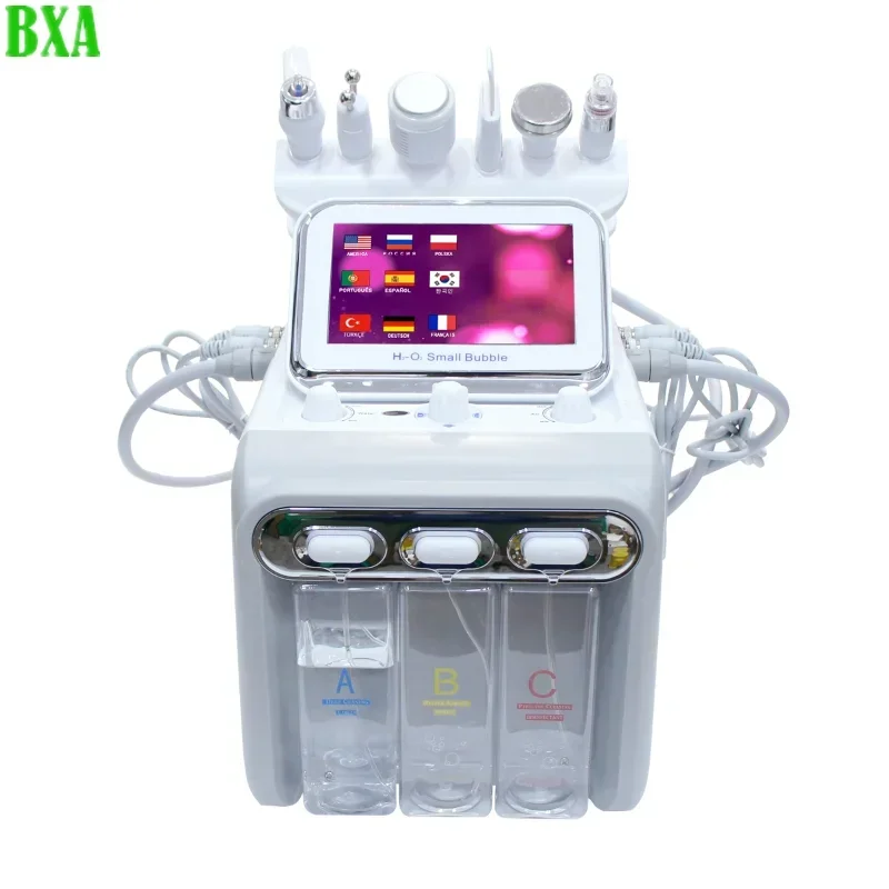 

The Second Generation 6in1 Facial Oxygen Jet Peeling Water Grinding Fur Pore Shrinkage Skin Care Blackhead Removal Surface Machi