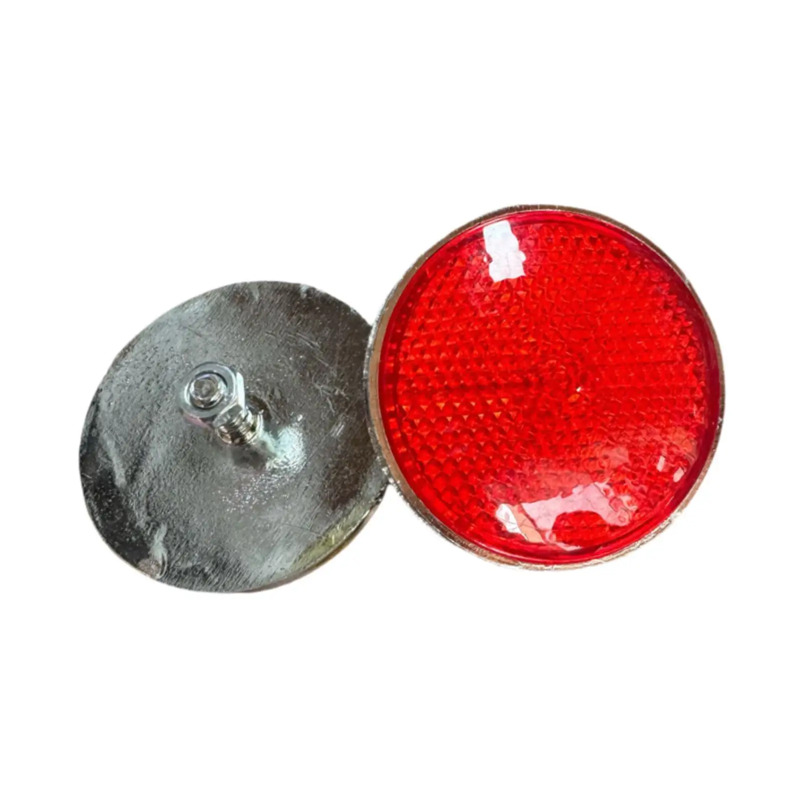 Picture 3: Professional Red Reflective Warning Reflector Durable Safety Mirror for Motorcycle Cycling Accessory