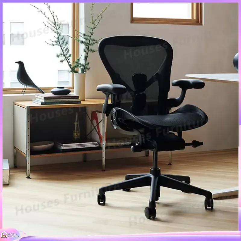210 Ergonomic Office Chair Adjustable Lumbar Support Gaming Computer Desk Seat High Back Mesh Breathable Home Work Spine
