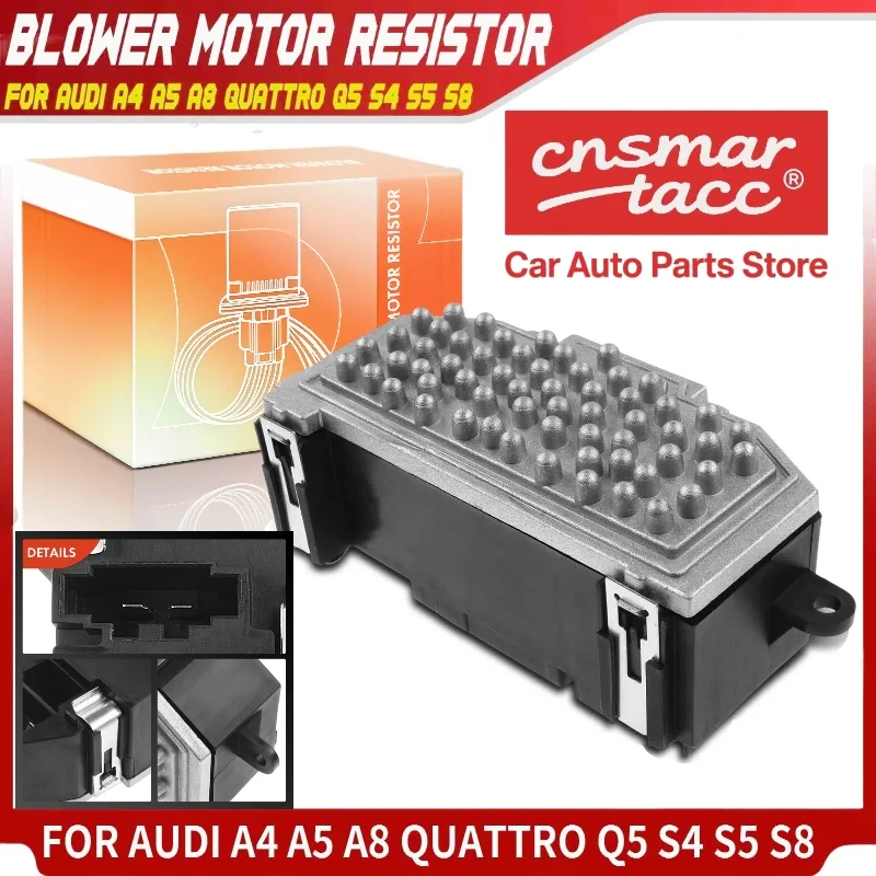 

Задний резистор двигателя вентилятора HVAC для Audi A8 Quattro Q5 S4 S5 S8 A4 A5 8K0820521, 8K0820521B, 4P1612, JA1734, 8K0 820 521