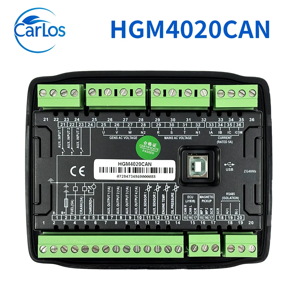 

Оригинальный модуль управления генераторной установкой Smartgen HGM4010CAN HGM4020CAN, панель дистанционного управления запуска сигналов