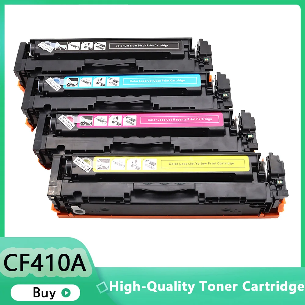 4pk compatível cartucho de toner cf410a cf410 cf411a cf412a cf413a para hp cor laserjet pro mfp m477fnw m477fdw m477 impressora