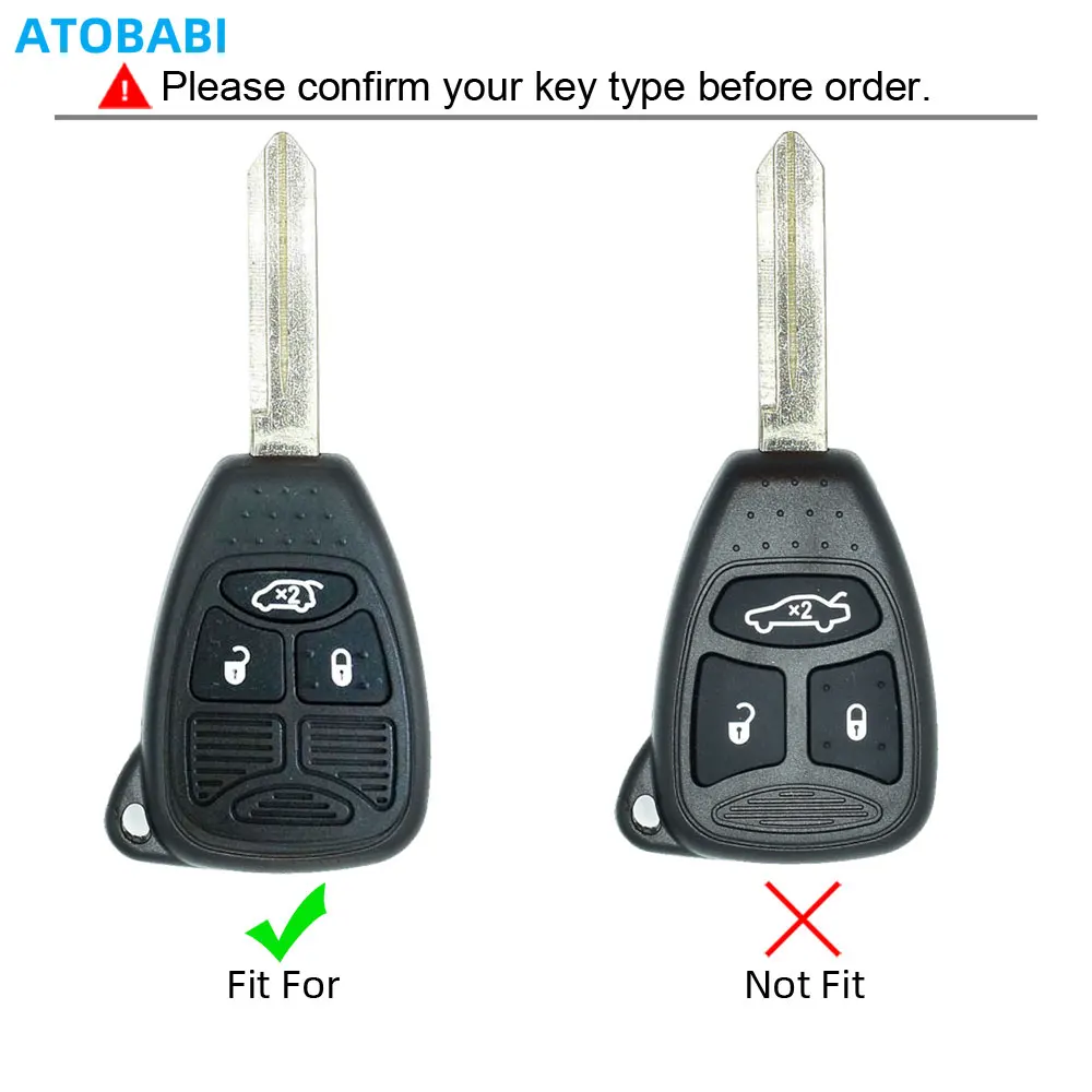 Leder Auto Schlüssel Fällen Fernbedienung Abdeckung Jacke Für Jeep Grand Cherokee Kommandant Liberty Dodge Avenger Ladegerät Durango Magnum – Detail 1