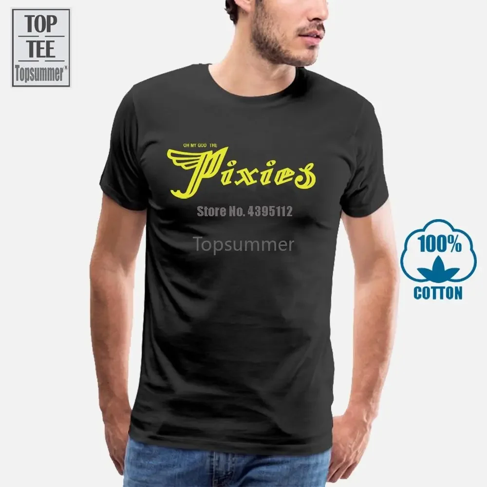 T Shirt Home 2018 New Brand Tee Cotton Clothes New Men\'S Pixies Rock Band Bodybuilding T Shirt Print Tee Shirt Men Short Sleeve