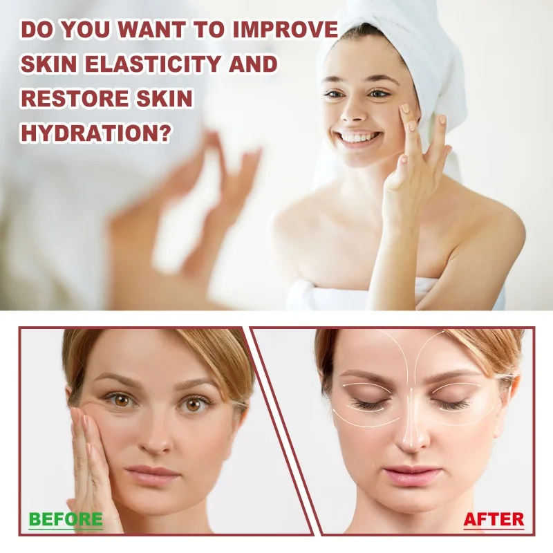 قناع ورق الكولاجين المنعش والمهدئ والقفل والرطوبة وتحسين إشراق البشرة للاستخدام اليومي