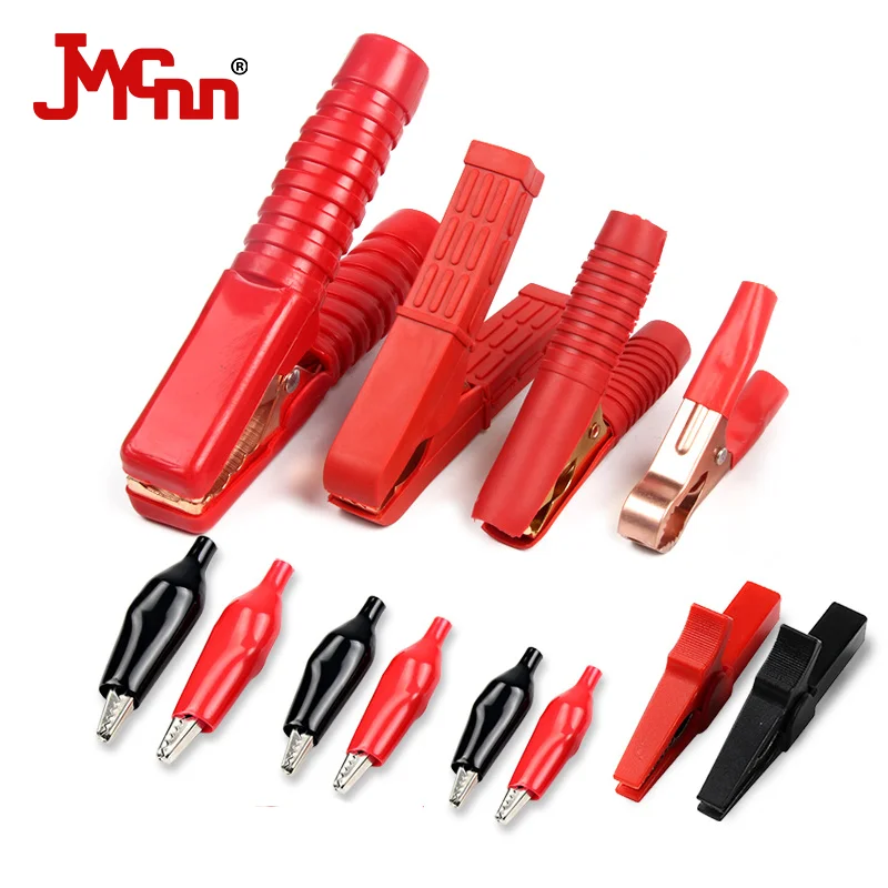 3A -300A Copper Alligator Clips Car Caravan Battery Alligator Clips Electrical Battery Clamp Test Connector for Jumper Cables