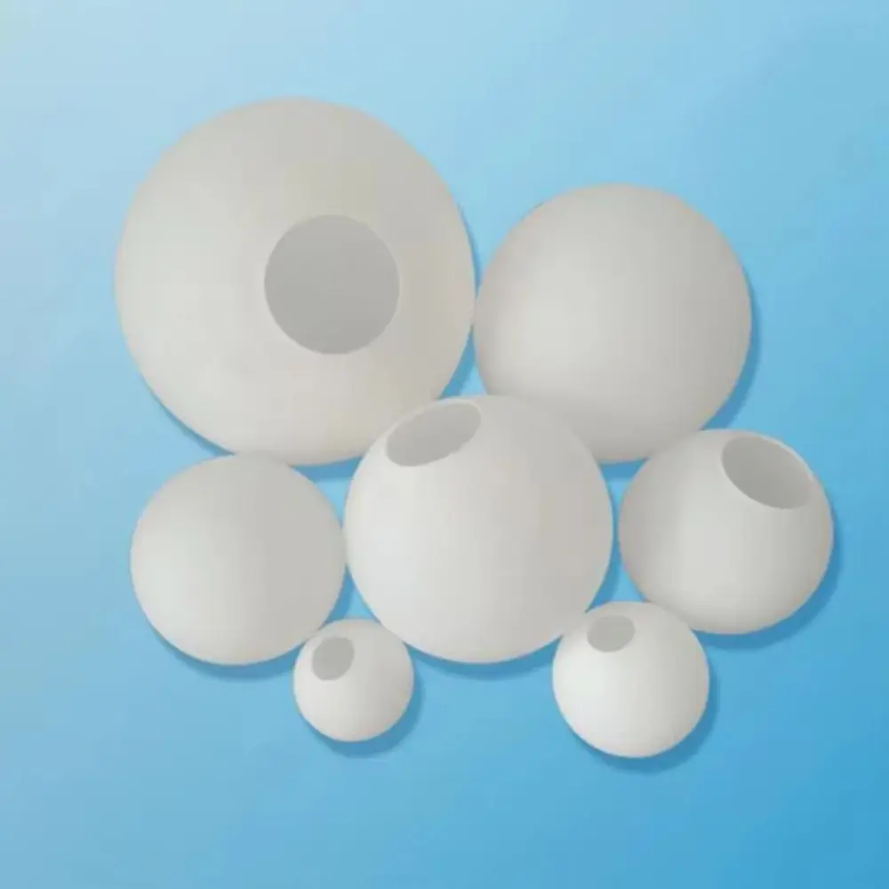 White Glass Glass Lamp Shade Matte White Milky Glass Light Cover Round Shape Thread Metal Lighting Accessory Home Decor
