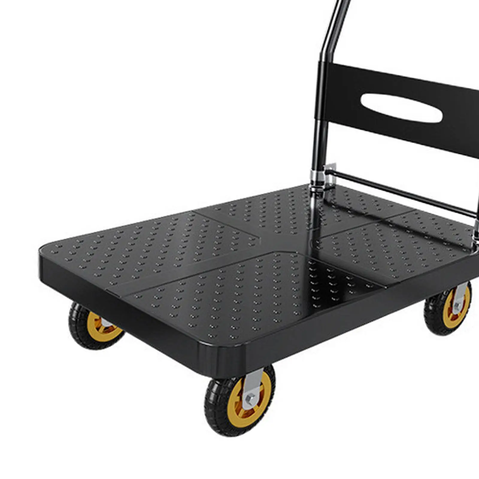 Steel Foldable Push Cart Dolly Platform Truck for Factory Warehouses